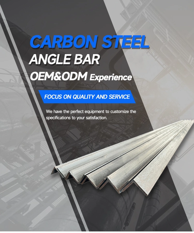 Carbon Galvanized Angle Steel with L I Shape Hot Rolled Cold Formed ASTM GB 100X100 S235jr S275jr A572 Gr50 Gr60 A36 Ss400 Standard Right Unequal Equal Mild